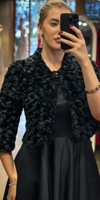 Siyah Abiye Bolero 519 - abiyeniall